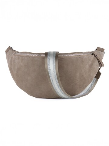 lePelou - Riñonera 'BOLOGNA' en gris: frente