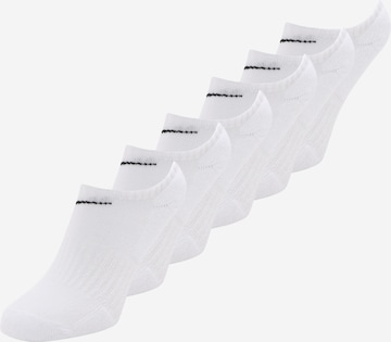 NIKE Sportovní ponožky – bílá: přední strana