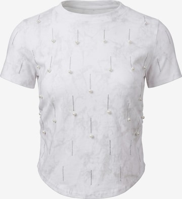 faina T-Shirt 'Glamour' in Weiß: Vorderseite
