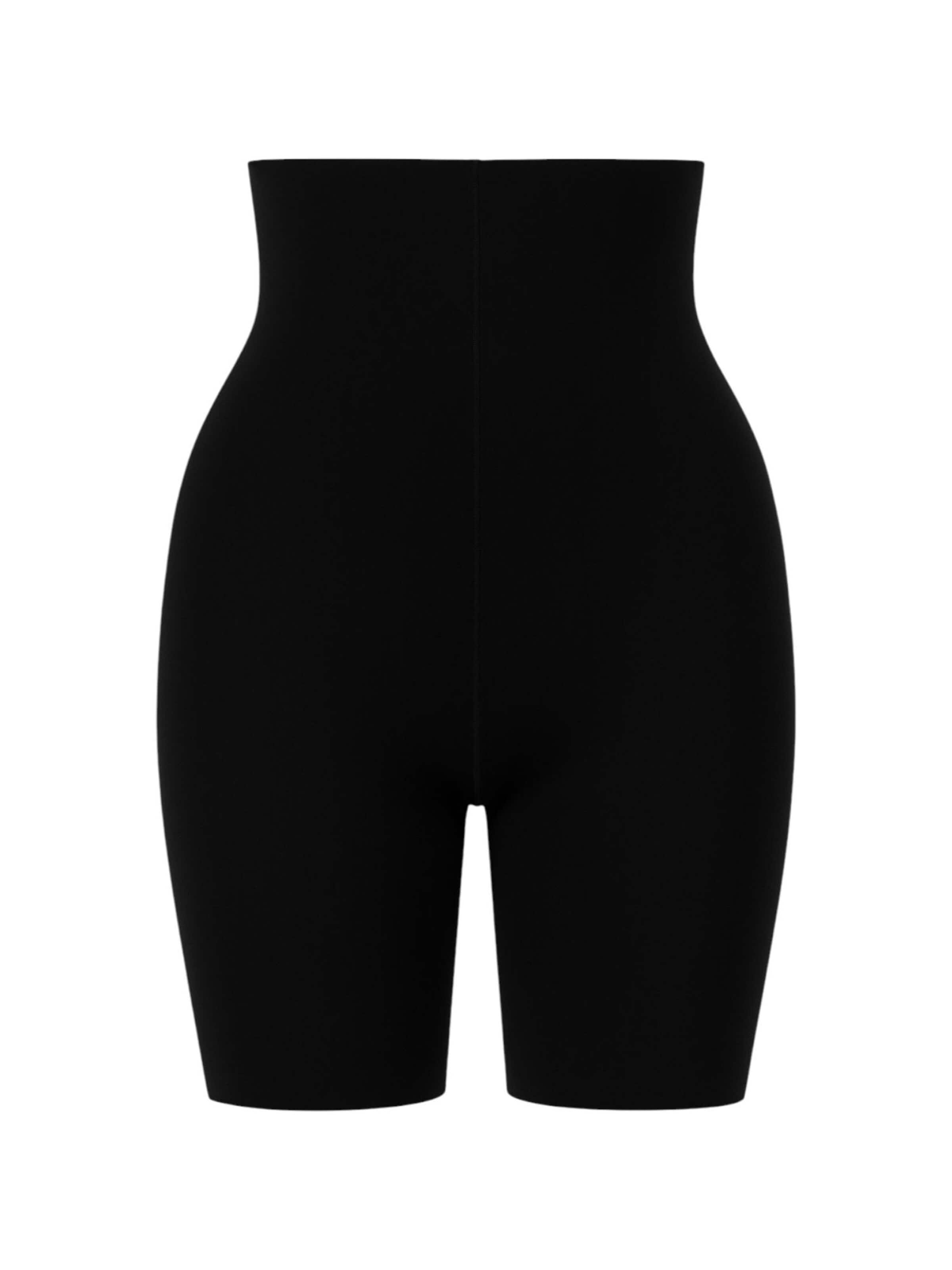 Pantaloni modellanti 'LaserTone' di fashionshowcase in nero: frontale