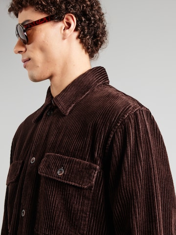 GAP Regular Fit Jacke in Braun