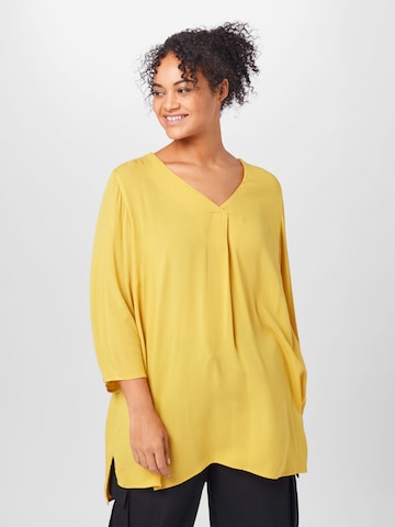 Tom Tailor Women + Blouse in Yellow: front