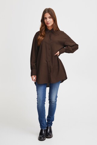 Chemisier 'Misa' Fransa en marron