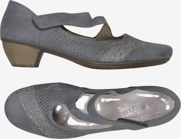 Rieker Pumps 42 in Blau: Vorderseite