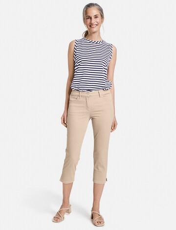 GERRY WEBER Slimfit Jeans in Beige