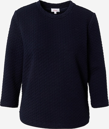 Sweat-shirt s.Oliver en bleu : devant