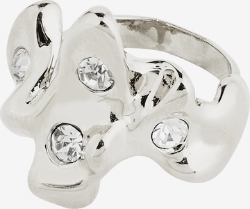 Inele 'Sunset' de la Pilgrim pe argintiu: față