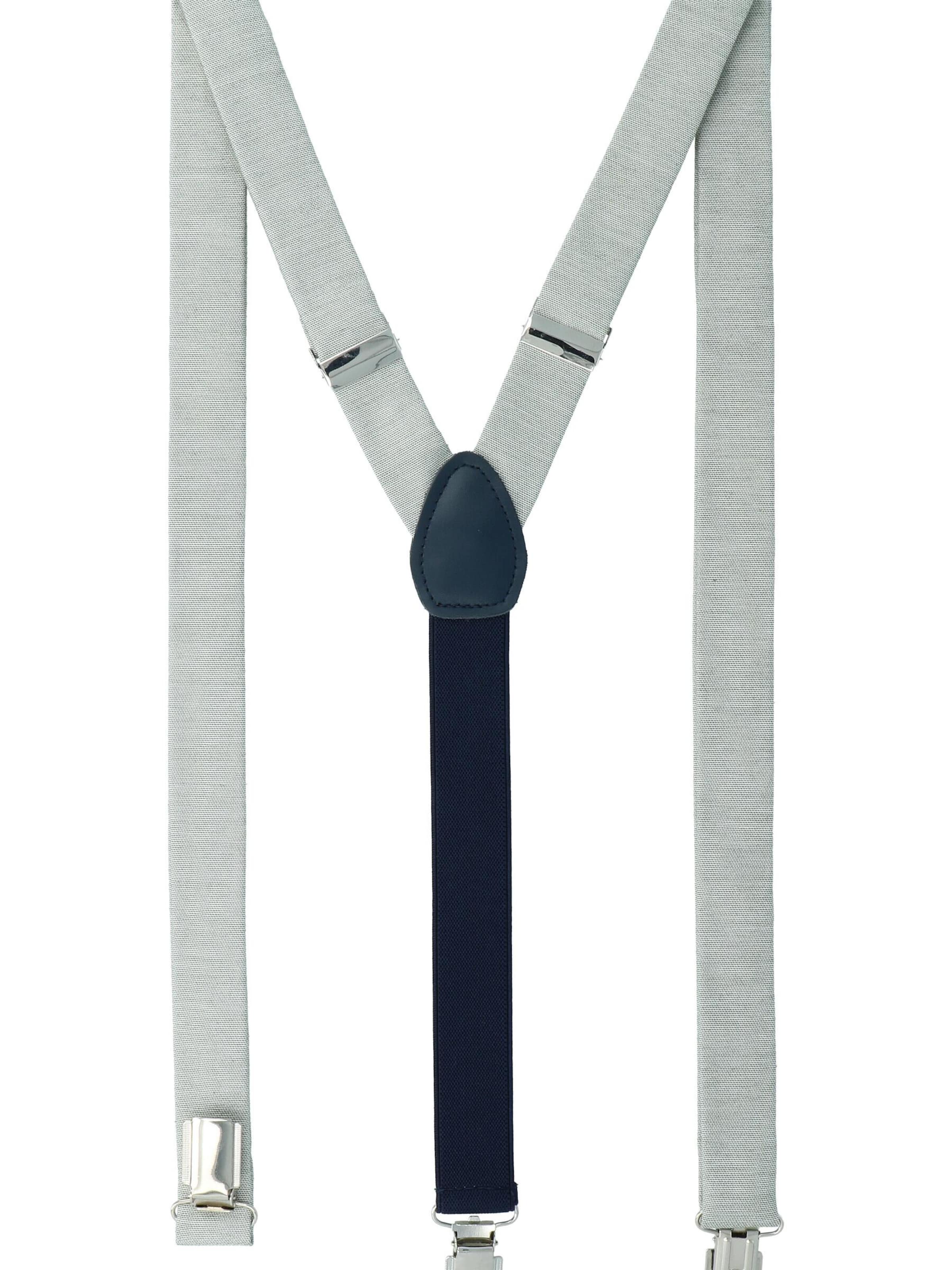 WILLEN Suspenders 'Uni Melange' in Green