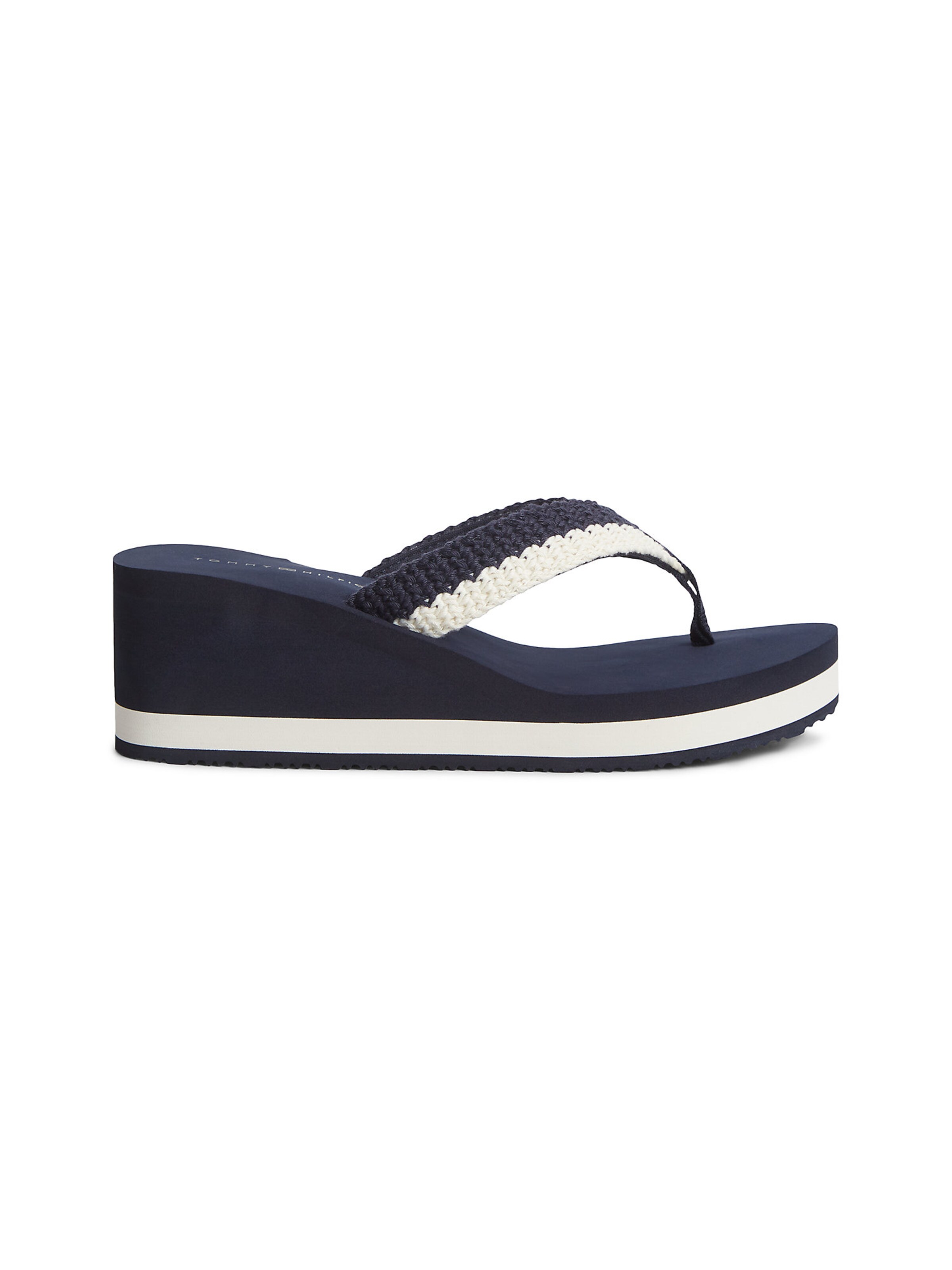 TOMMY HILFIGER Teenslipper in Blauw