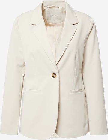 Blazer 'Sakura' Kaffe en blanc : devant