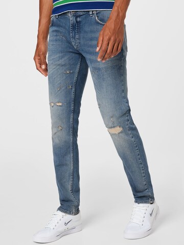 !Solid Slim fit Jeans 'Joy' in Blue: front