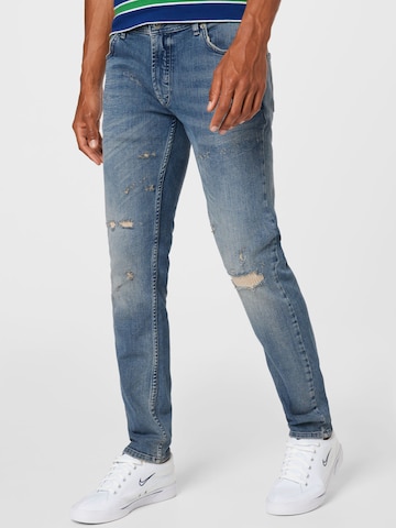 !Solid Slimfit Jeans 'Joy' in Blauw: voorkant