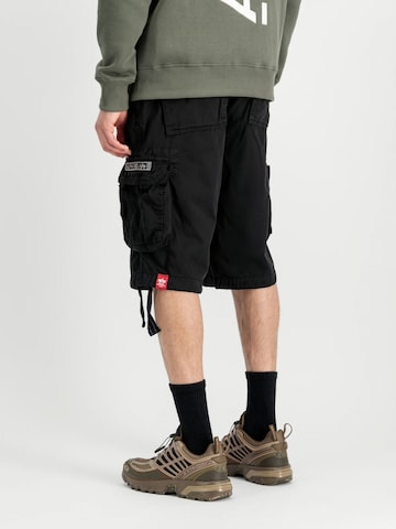 ALPHA INDUSTRIES Regular Pants in Black