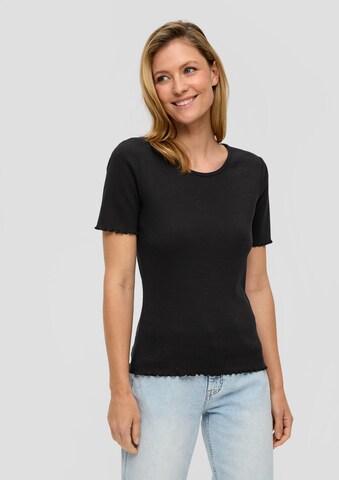 T-shirt s.Oliver en noir : devant