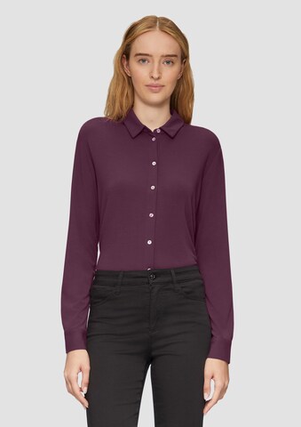 s.Oliver BLACK LABEL Shirt in Lila: voorkant