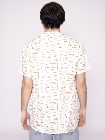 Brava Fabrics Comfort Fit Skjorte 'Sabros Aloha' i beige