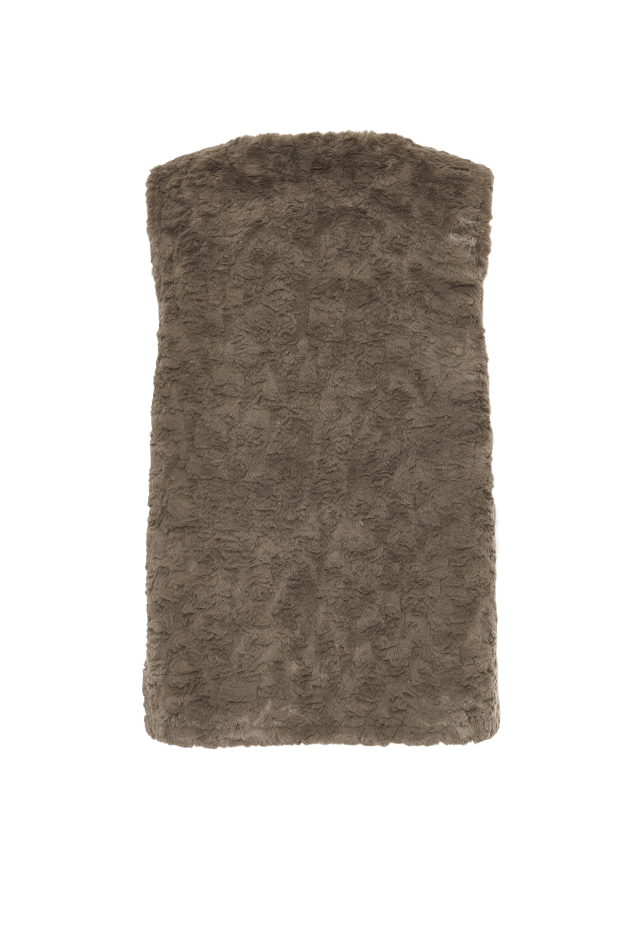 aleva Knitted Vest in Brown