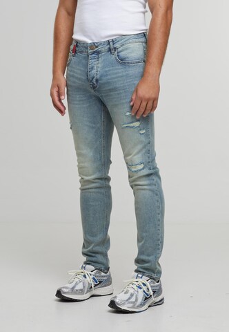 2Y Premium Slimfit Jeans 'Mateo' in Blau
