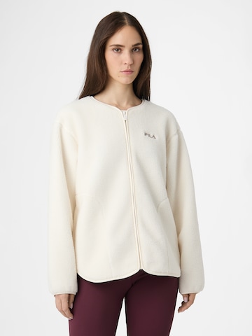 FILA Флисовая куртка 'Cassiano' в Белый: спереди