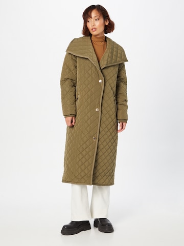 Manteau mi-saison River Island en vert : devant