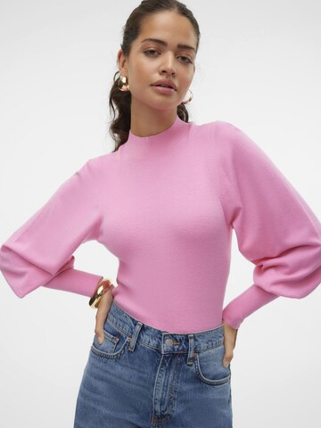 Pull-over 'HOLLY KARIS' VERO MODA en rose