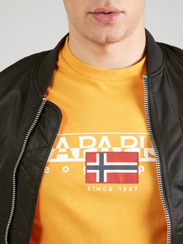 T-Shirt 'S-AYLMER' NAPAPIJRI en jaune