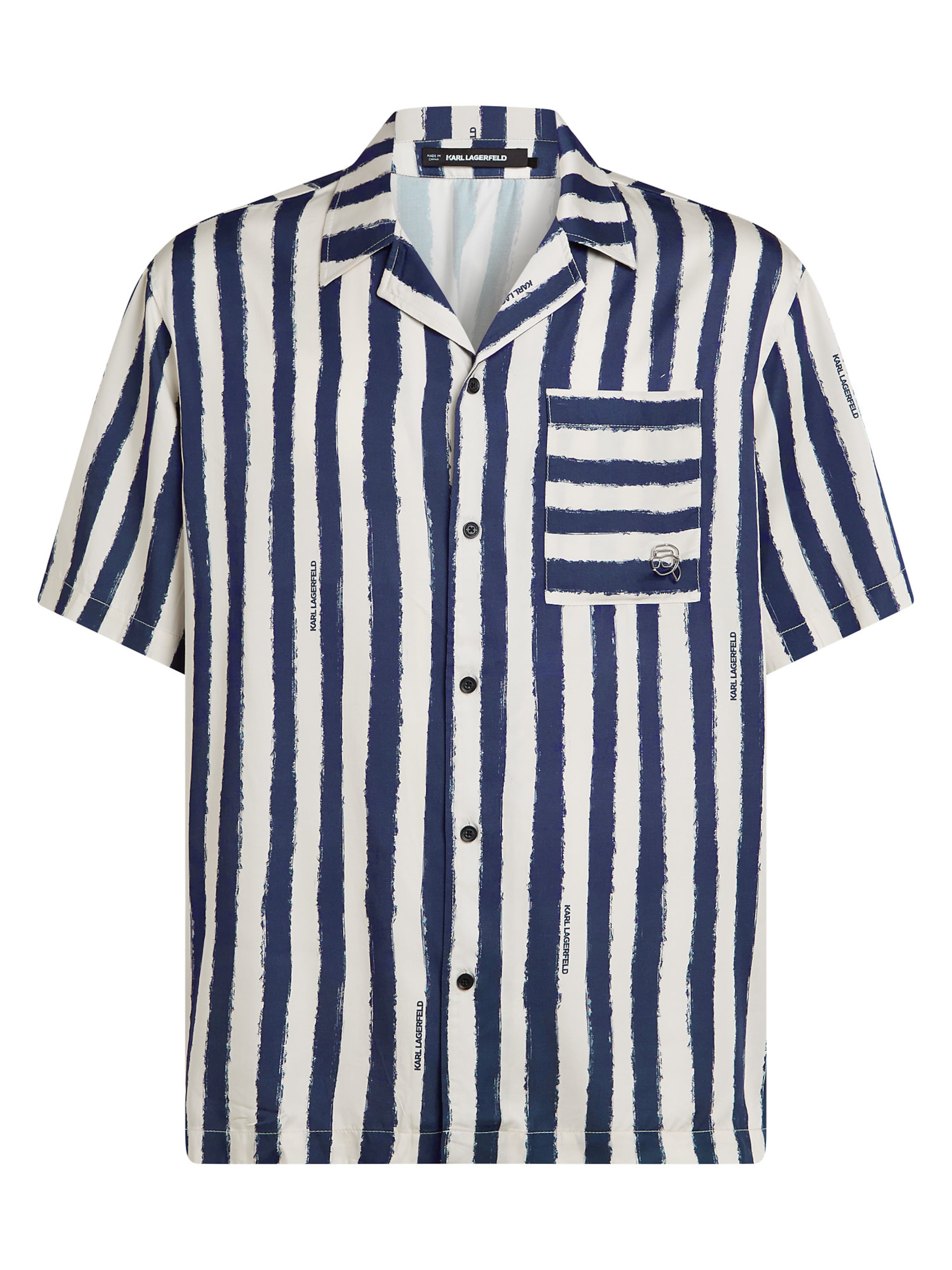 Karl Lagerfeld Средняя посадка Рубашка в Бежевый: спереди