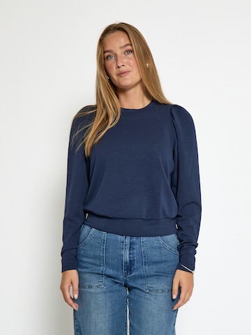 Sweat-shirt 'Dicette ' Peppercorn en bleu : devant