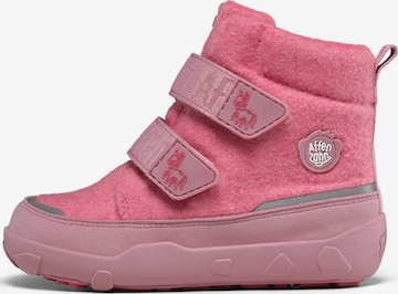 Affenzahn Stiefel 'Winterstiefel Wolle Comfy' in Pink: Vorderseite