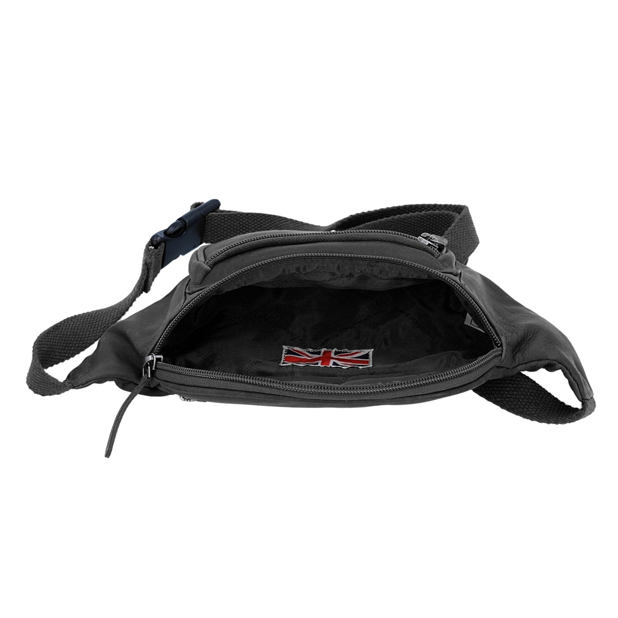 The Chesterfield Brand Fanny Pack 'Wax Pull Up Jack' in Black