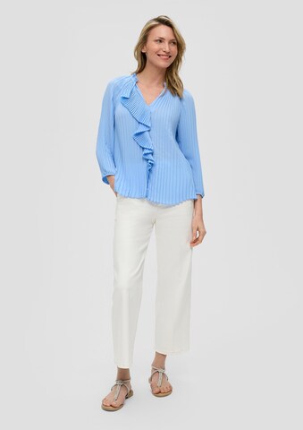 s.Oliver BLACK LABEL Blouse in Blue