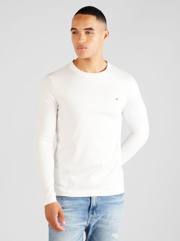 T-Shirt Tommy Hilfiger Tailored en blanc : devant