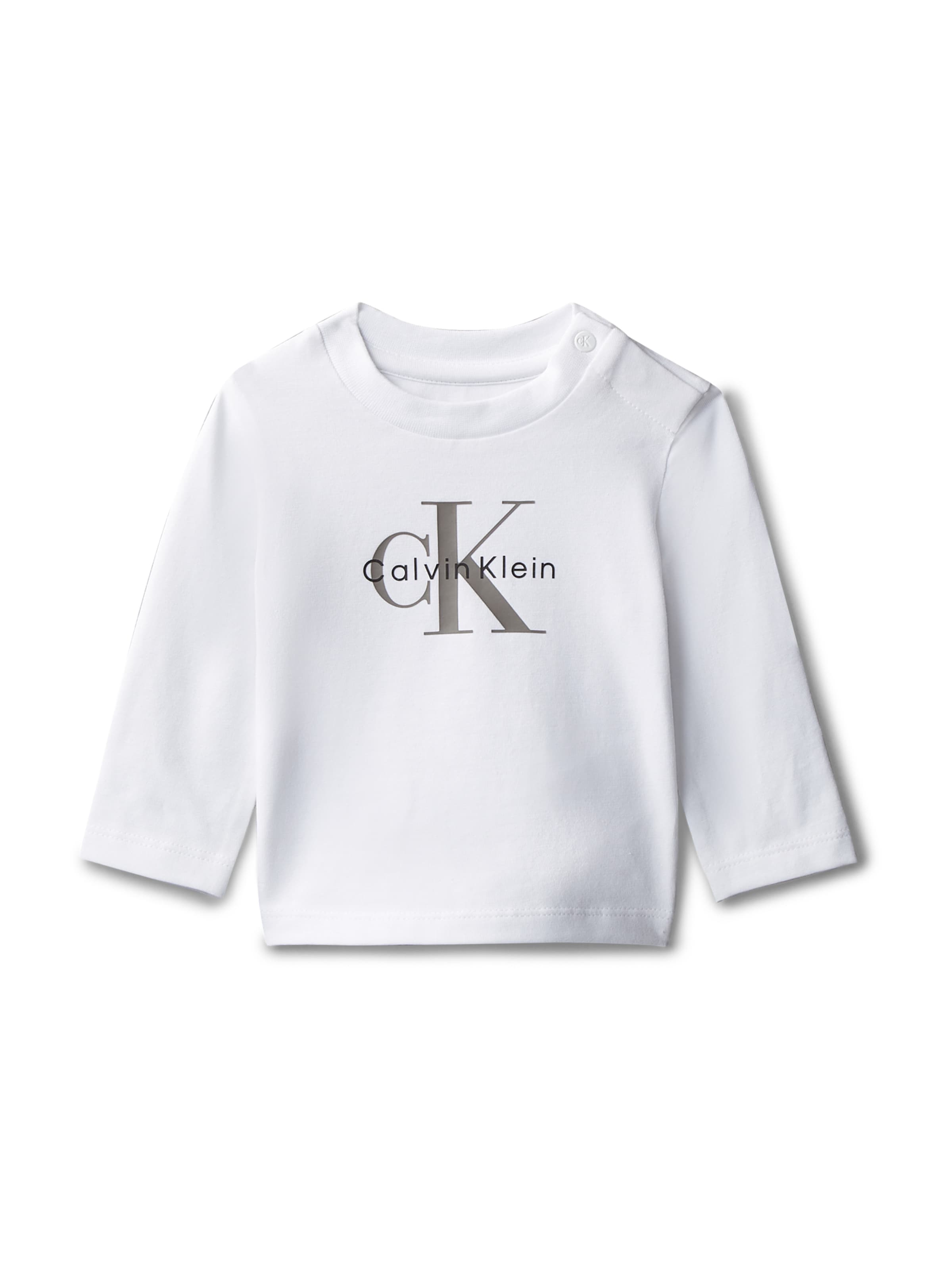 Calvin Klein Jeans - Camiseta en blanco: frente