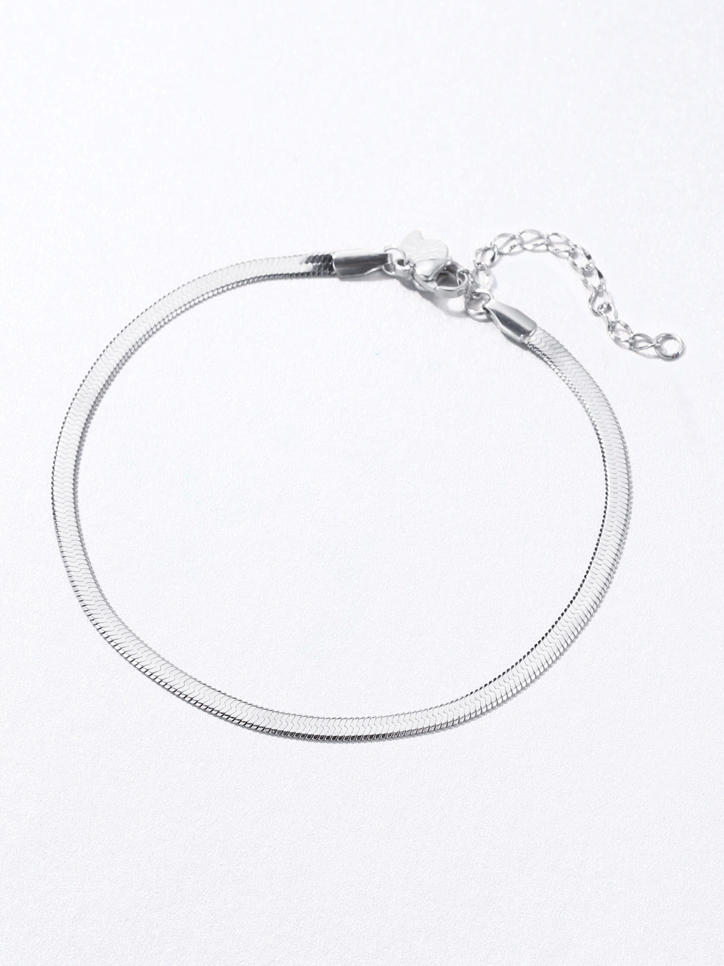 Hey Happiness Fußschmuck 'Snake Flow'‌‌‌‌ in Silber
