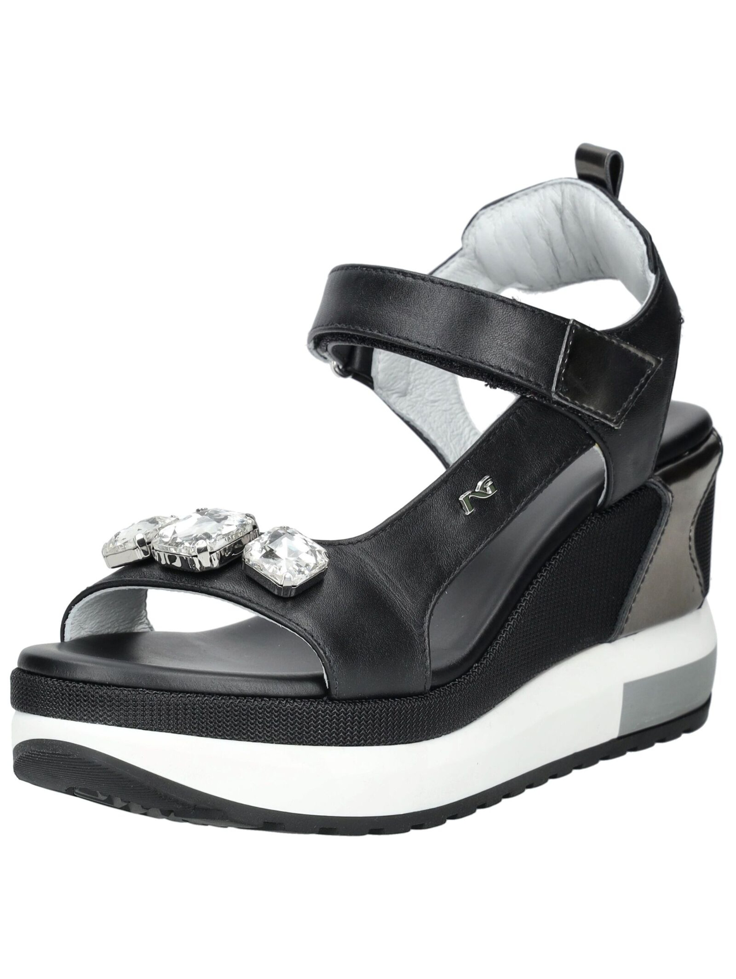 Nero Giardini Sandaal in Zwart: voorkant