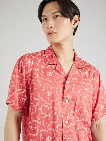 LEVI'S ® Comfort fit Button Up Shirt 'CUBANO PARROTS' in Red