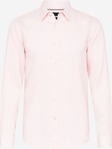 BOSS Black Regular fit Button Up Shirt 'Roger' in Pink: front