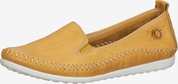 COSMOS COMFORT Moccasins in Yellow: front