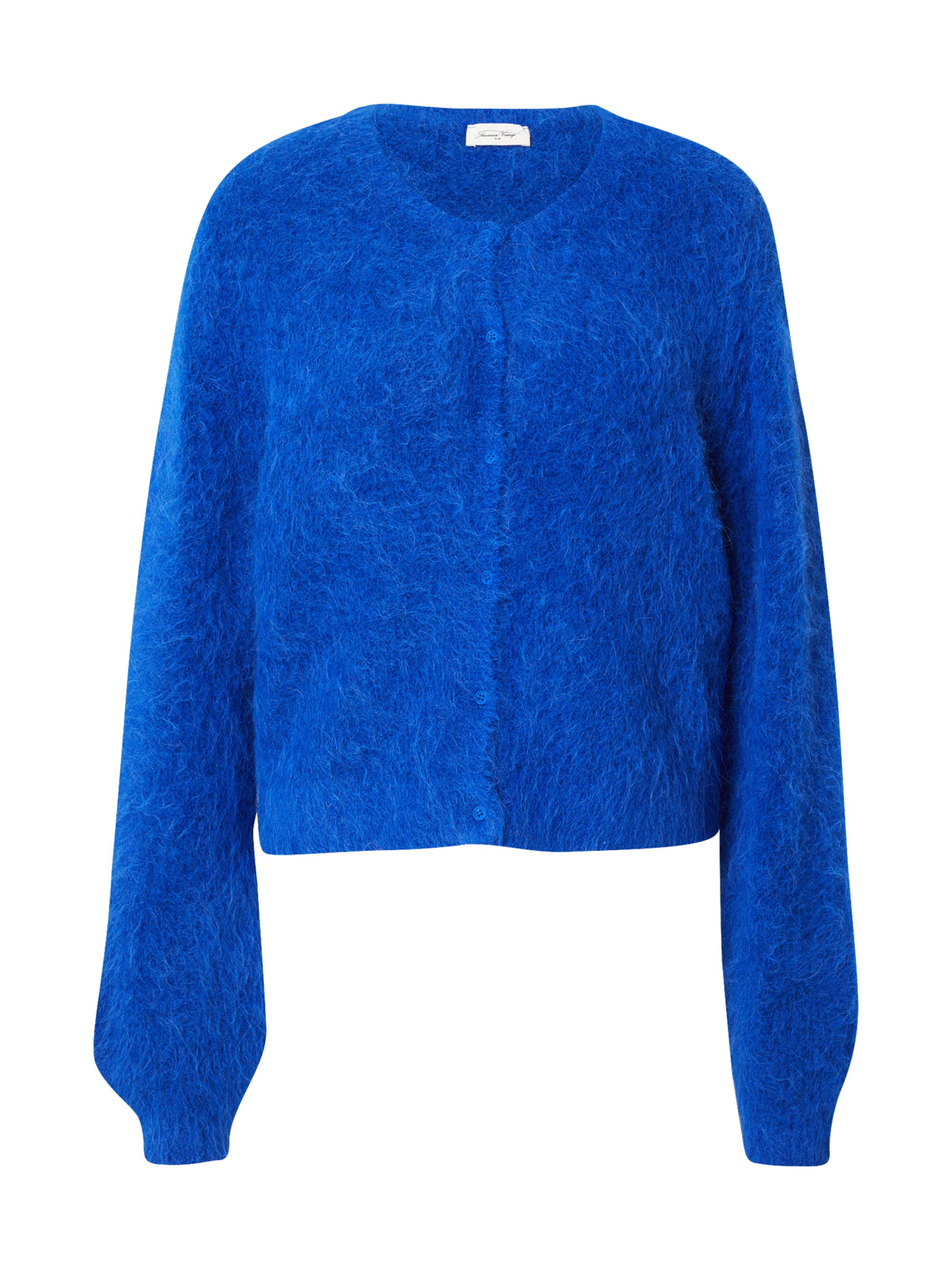 AMERICAN VINTAGE Πλεκτή ζακέτα 'NIBY' σε μπλε: μπροστά