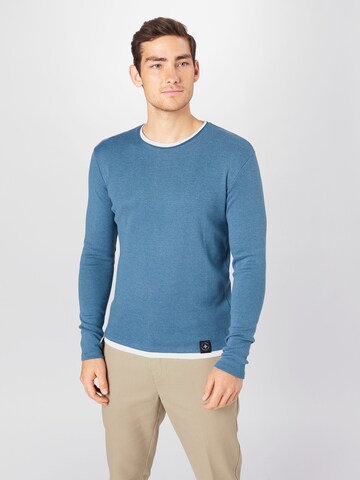 Regular fit Pullover 'Sarasota' di Key Largo in verde: frontale