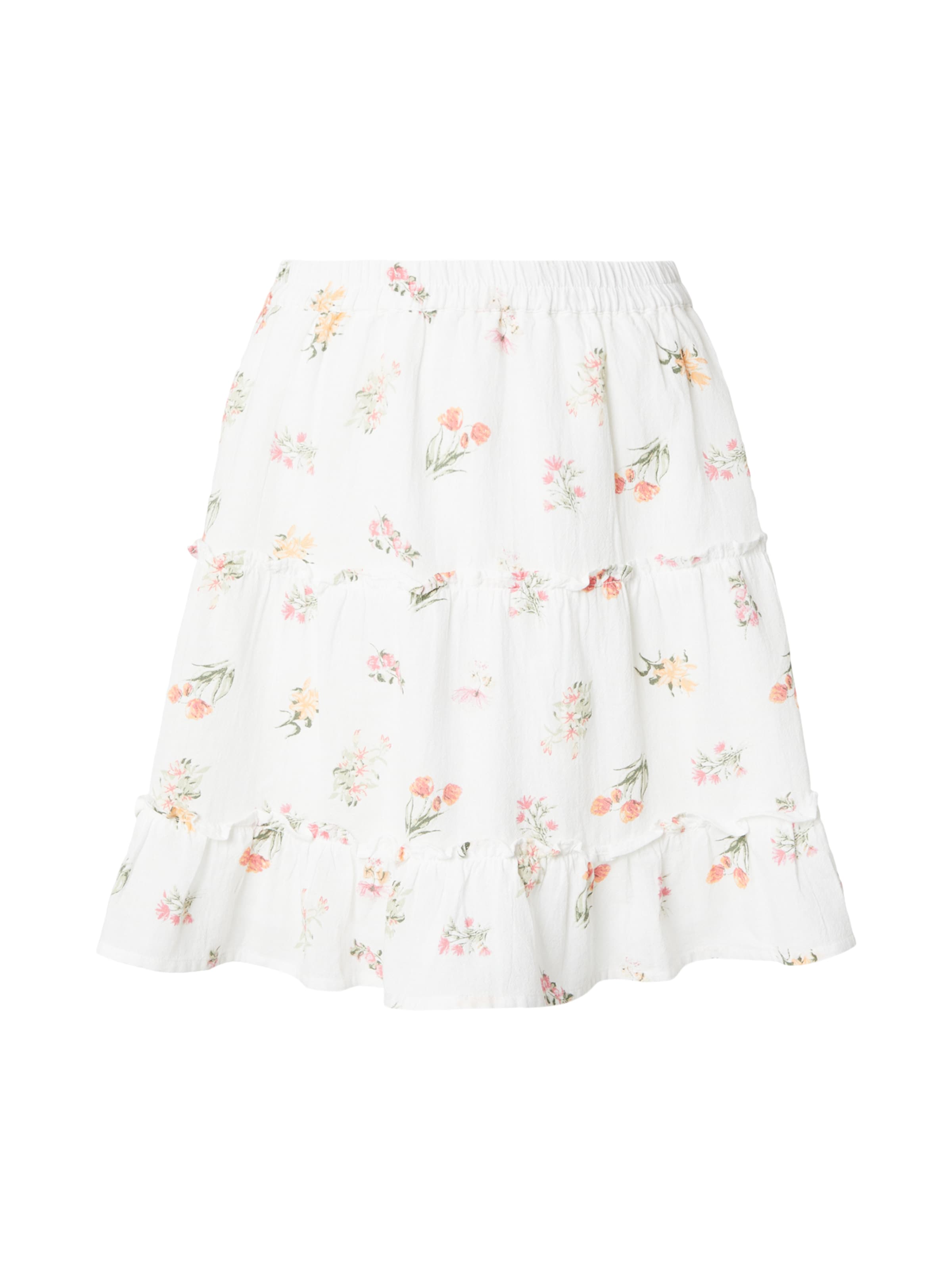 PIECES - Saia 'PCEMMA' em branco: frente