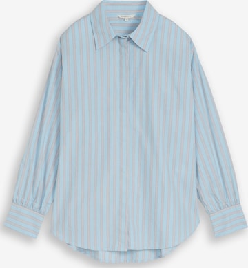 Chemisier TOM TAILOR DENIM en bleu : devant