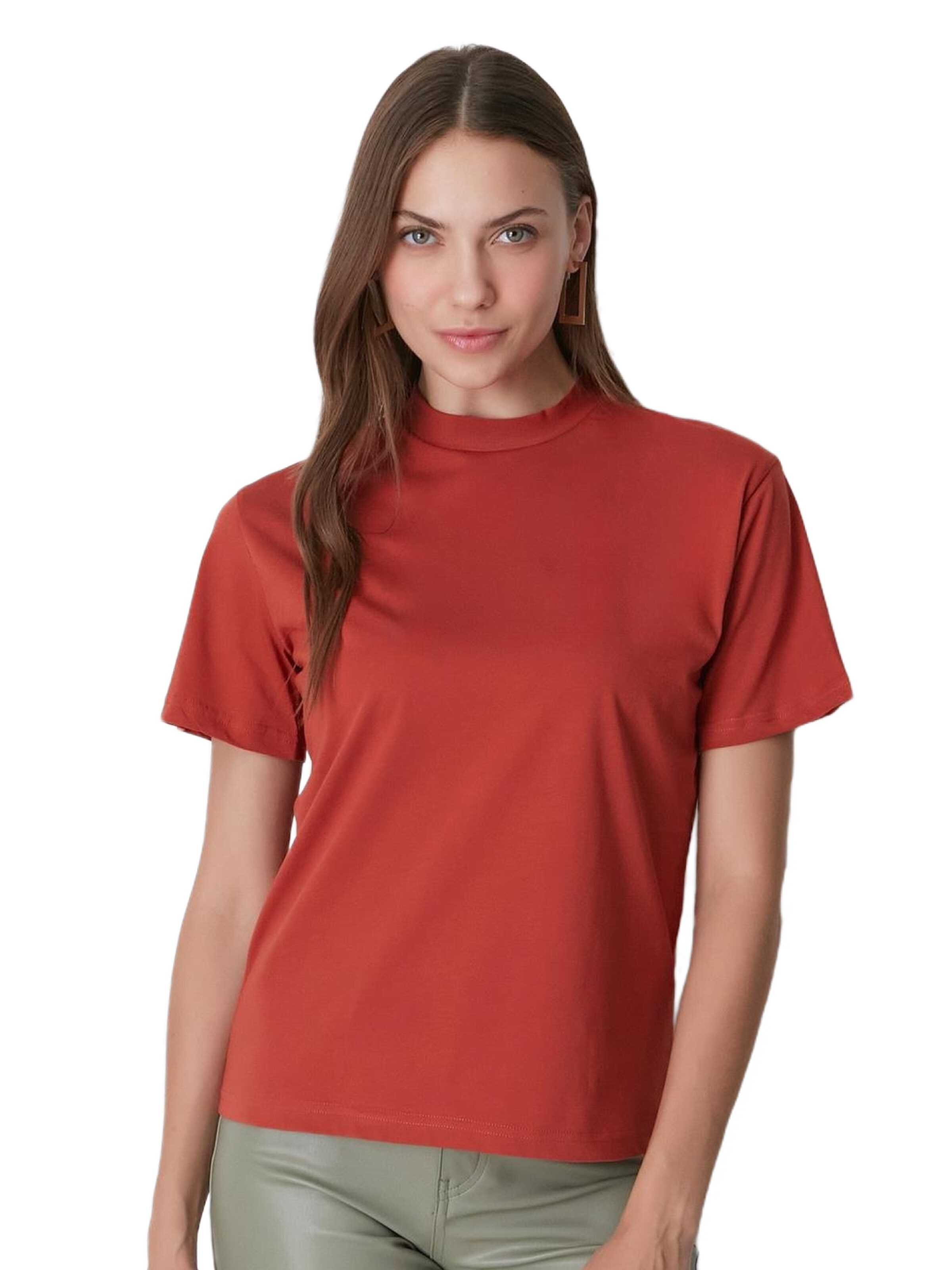 C&City T-Shirt in Braun: Vorderseite