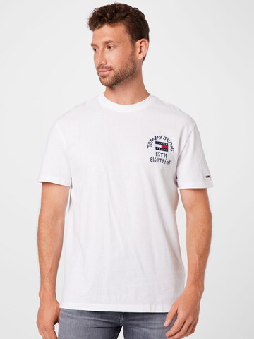 Tommy Jeans T-Shirt in Weiß: predná strana