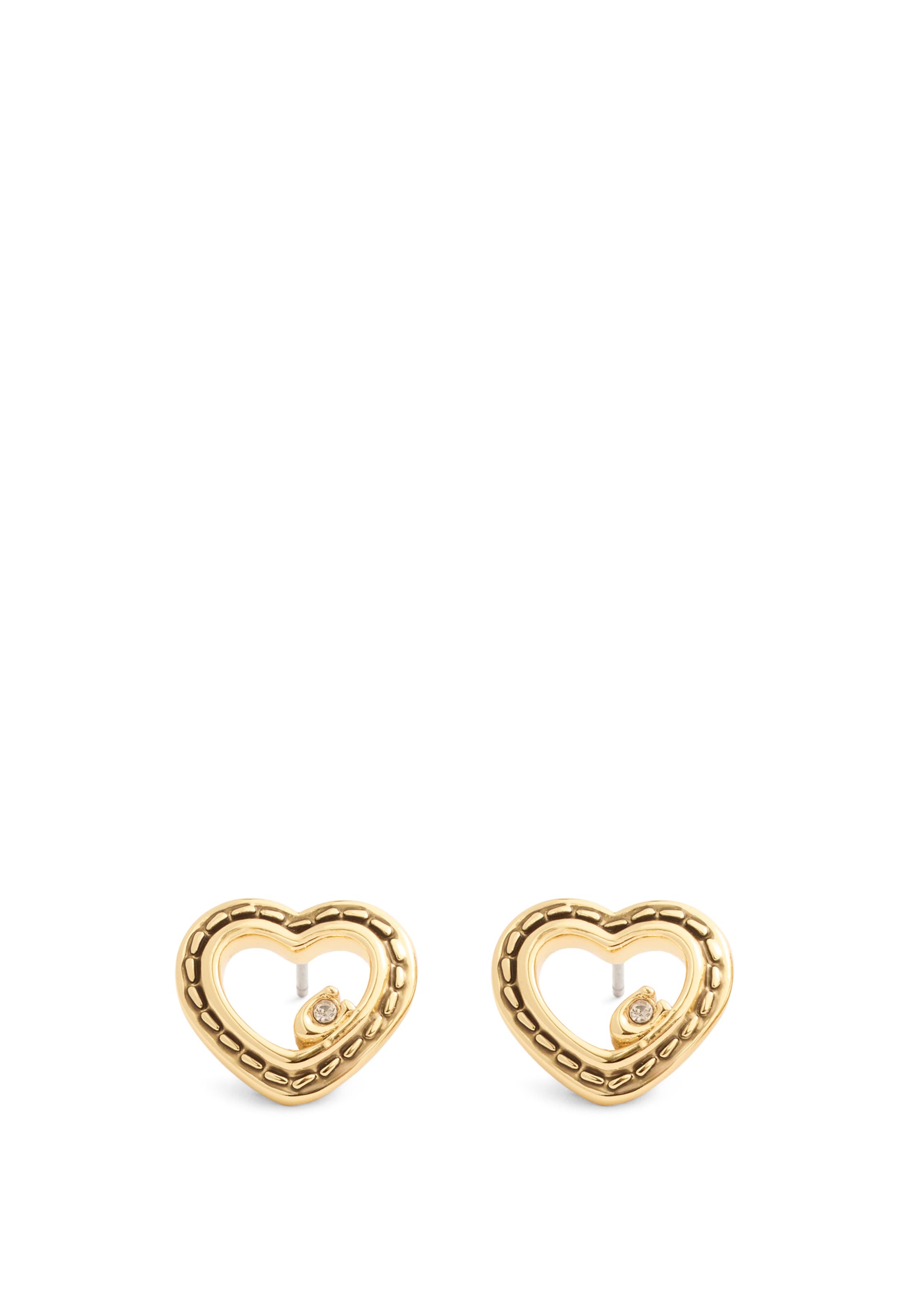 Boucles d'oreilles COACH en or : devant