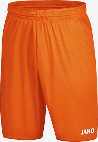 JAKO Regular Workout Pants 'Manchester 2.0' in Orange: front