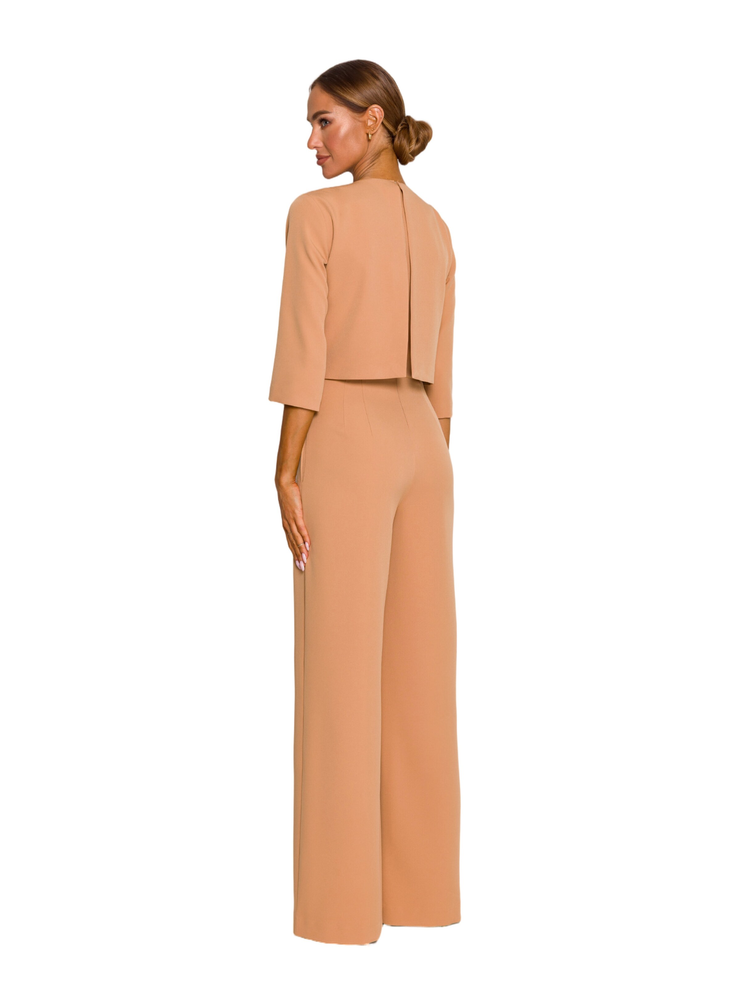 made of emotion Kombinezon 'Kombinezon z podwójną górą' w kolorze brązowy