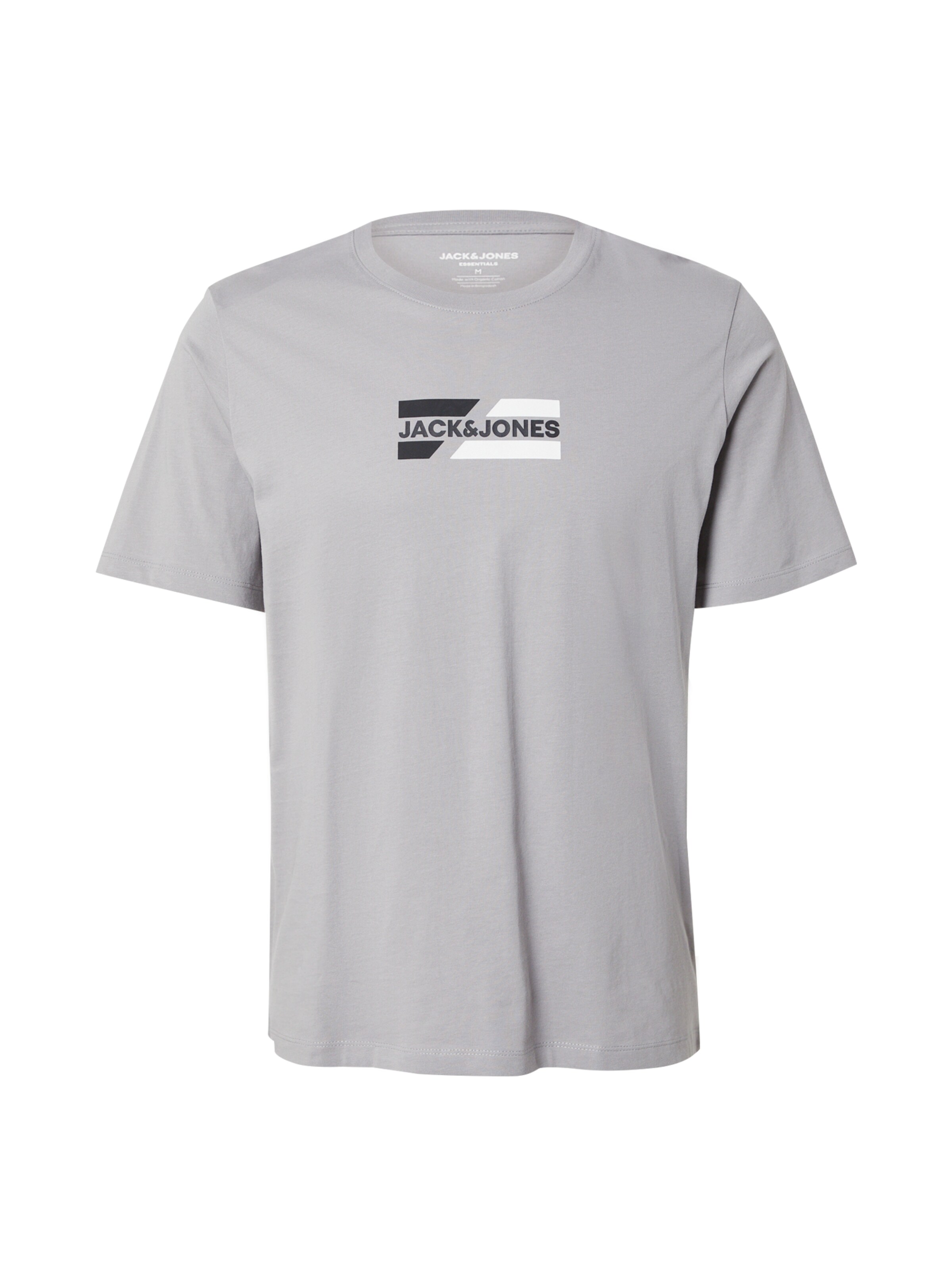 JACK & JONES - Camiseta en gris: frente