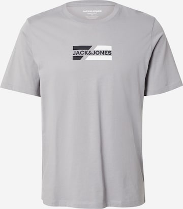 JACK & JONES Shirt in Grey: front