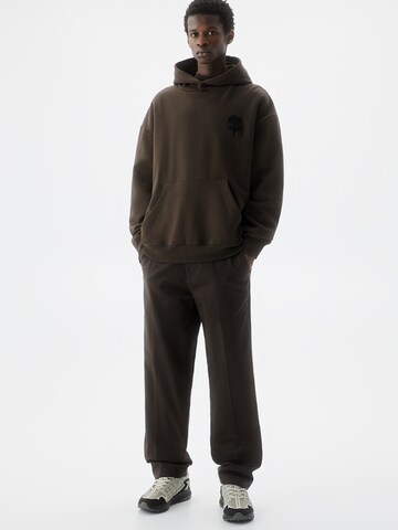 Pull&Bear Regular Pantalon in Bruin